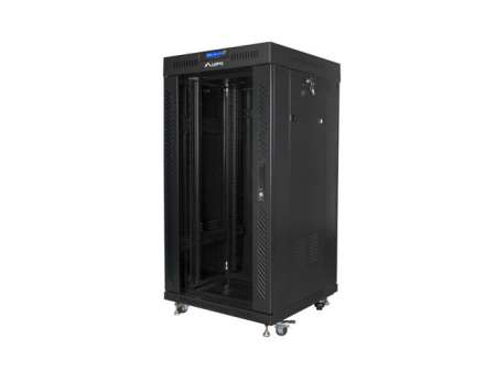 Lanberg 19" 22U LCD Szabadon álló Rackszekrény Black