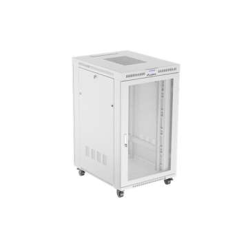 Lanberg 19" 27U Szabadon álló Rackszekrény Grey