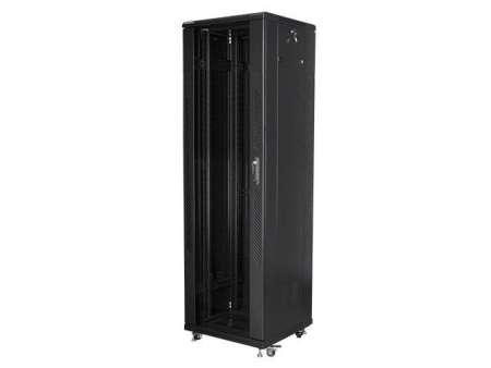Lanberg 19" 42U Szabadon álló Rackszekrény Black