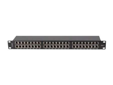 Lanberg 48-port Patch Panel 1U Black