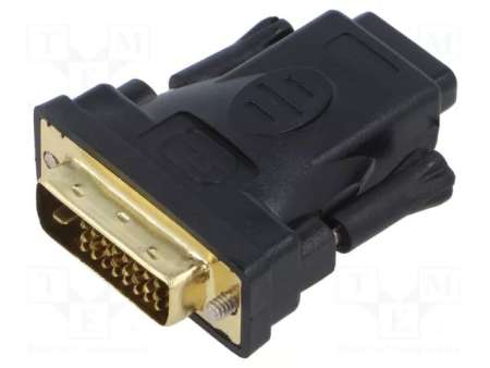 Lanberg HDMI to DVI (24+1) Adapter Black Lanberg HDMI to DVI (24+1) Adapter Black