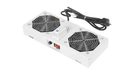 Legrand 2 ventilátoros tetőventilátor és termosztát készlet Evoline fali szekrényhez Legrand 2 ventilátoros tetőventilátor és termosztát készlet Evoline fali szekrényhez