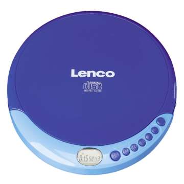 Lenco CD-011 Portable CD player Blue Lenco CD-011 Portable CD player Blue