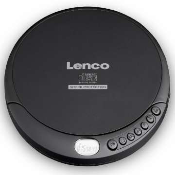 Lenco CD-200 Portable CD-Player with Anti-shock Black Lenco CD-200 Portable CD-Player with Anti-shock Black