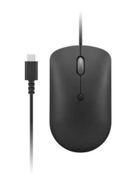 Lenovo 400 USB-C Wired Compact Mouse Black Lenovo 400 USB-C Wired Compact Mouse Black