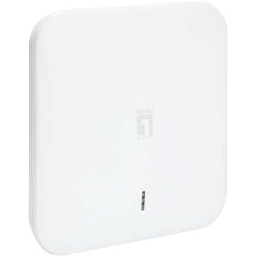 LevelOne WAP-8123 AC1200 Dual Band PoE Wireless Access Point White