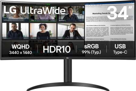 LG 34" 34WR55QK-B LED LG 34" 34WR55QK-B LED