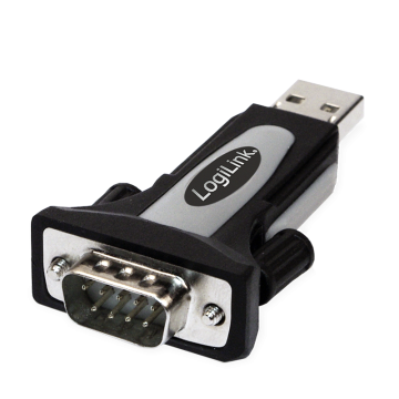 Logilink AU0034 USB2.0 to Serial adapter Black