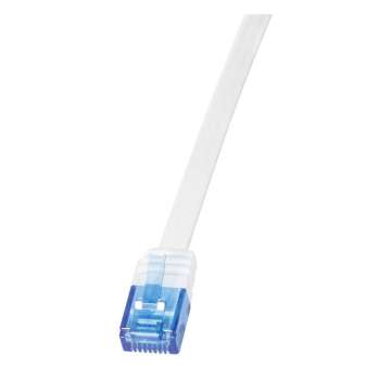 Logilink CF2081U CAT6 U-UTP Patch Cable Flat SlimLine 7,5m White Logilink CF2081U CAT6 U-UTP Patch Cable Flat SlimLine 7,5m White