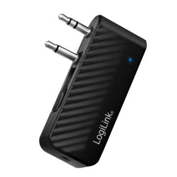 Logilink Bluetooth 5.1 audio transmitter Black Logilink Bluetooth 5.1 audio transmitter Black