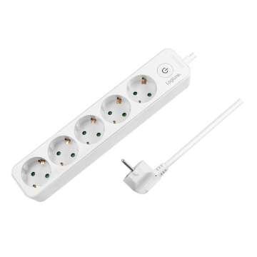 Logilink Hálózati Elosztó Kapcsolóval 5DIN 1,5m White