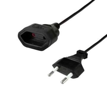 Logilink Hálózati Hosszabbító 0,2m Black