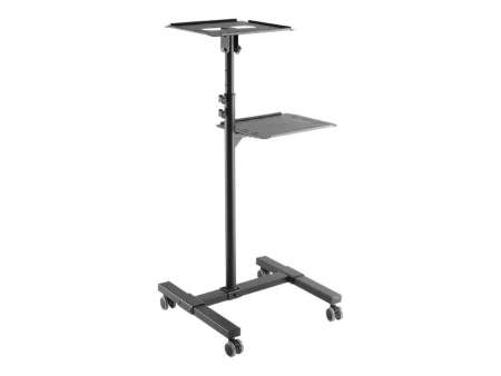 Logilink BP0069 Projektor/laptop kocsi állítható magasságú dönthető Black