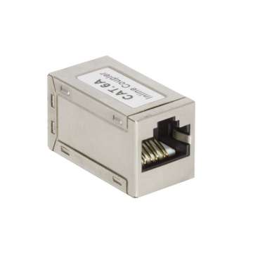 Logilink RJ45 Mini inline csatlakozó 1:1 Cat.6A árnyékolt fém Logilink RJ45 Mini inline csatlakozó 1:1 Cat.6A árnyékolt fém