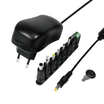 Logilink PA0167 Universal power supply 3-12V 12W Black