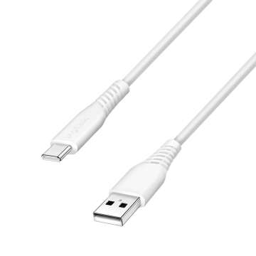 Logilink USB 2.0 Type-C C/M - A/M 15W cable 1m White