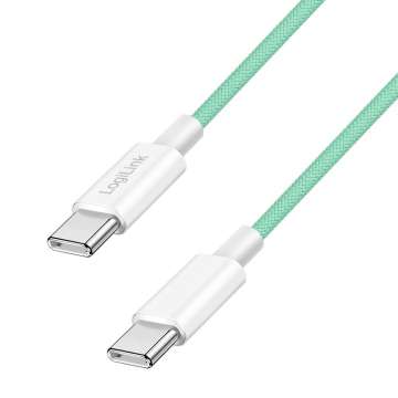 Logilink USB 2.0 Type-C C/M - C/M 60W cable 0,5m Green