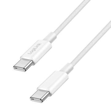 Logilink USB 2.0 Type-C male/male Cable 1m White