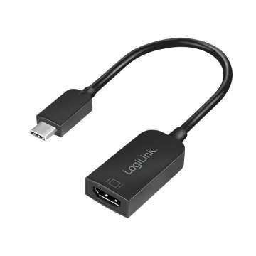 Logilink USB Type-C adapter C/M to HDMI-A/F 4K/30 Hz 0,15m Black