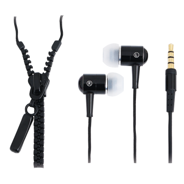 Logilink Zipper Headset Black