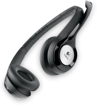 Logitech H390 Stereo Headset Black