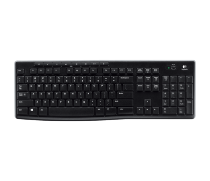 Logitech K270 wireless billentyűzet Black US