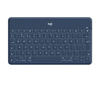 Logitech Keys-to-go Ultra-light Ultra-Portable Bluetooth Keyboard for iPhone iPad Apple TV and Mac ClassicBlue UK