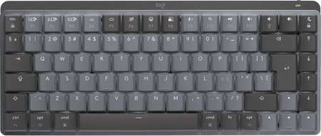 Logitech MX Mechanical Mini for Mac Tactile Quiet Mechanical Wireless Keyboard Space Grey US