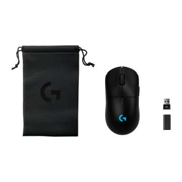 Logitech Pro 2 Lightspeed Wireless Mouse Bundle Black