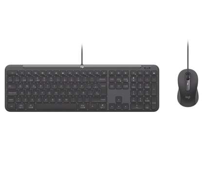 Logitech Signature Slim Wired K620 for Business Keyboard Combo Graphite US Logitech Signature Slim Wired K620 for Business Keyboard Combo Graphite US