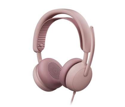 Logitech Zone Wired 2 for Business Teams version Headset Rose Logitech Zone Wired 2 for Business Teams version Headset Rose