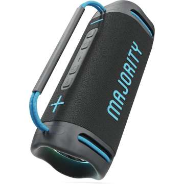 Majority Move 4 (M4) Bluetooth Speaker Black/Blue Majority Move 4 (M4) Bluetooth Speaker Black/Blue