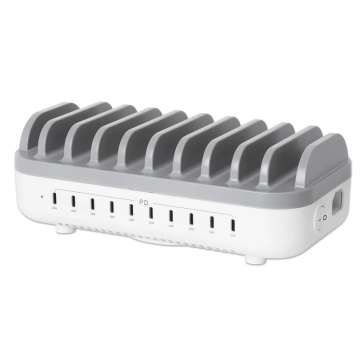 Manhattan 10-Port USB-C Power Delivery Charging Station