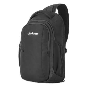 Manhattan Amsterdam Anti-Theft Laptop Sling Bag 13,3" Black