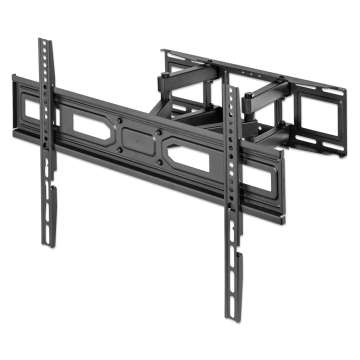 Manhattan Full-Motion TV Wall Mount with Post-Leveling Adjustment 37"-80" Black Manhattan Full-Motion TV Wall Mount with Post-Leveling Adjustment 37"-80" Black