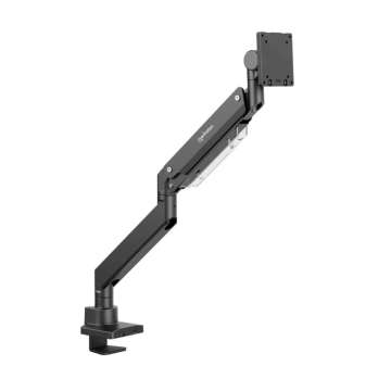 Manhattan Ultra heavy-Dusty Aluminium Gas Spring Single Desk Mount with USB Port 17"-57" Black
