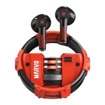 Marvo Quaz Wireless In-Ear Earbuds Black/Red Marvo Quaz Wireless In-Ear Earbuds Black/Red