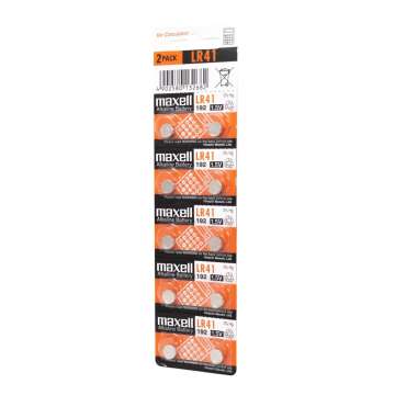 Maxell LR41 Lítium Gombelem 10db/csomag Maxell LR41 Lítium Gombelem 10db/csomag