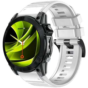 Mobile Origin Easy Strap Silicone ES2 Quick Fit for Garmin 22mm White