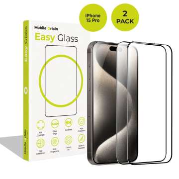 Mobile Origin EasyGlass for iPhone 15 Pro 2 pack Mobile Origin EasyGlass for iPhone 15 Pro 2 pack