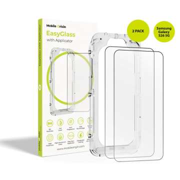 Mobile Origin EasyGlass with Applicator for Samsung Galaxy S26 5G 2 Pack