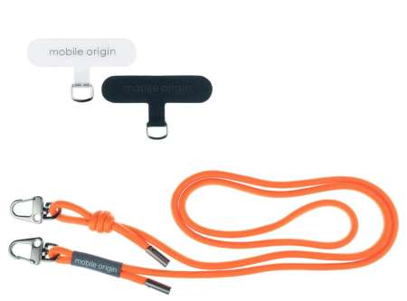 Mobile Origin Lanyard rope 6 mm, 82 - 163cm Orange