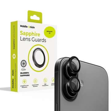 Mobile Origin Sapphire Lens guards for iPhone 17 Black Mobile Origin Sapphire Lens guards for iPhone 17 Black