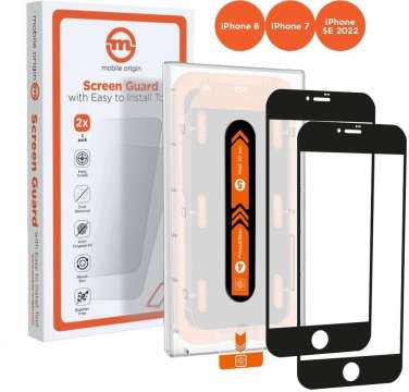 Mobile Origin Screen Guard iPhone 8/7/SE 2022/SE 2020 with easy applicator 2 pack