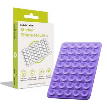 Mobile Origin Sticker Phone Mount O1 Purple