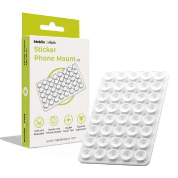Mobile Origin Sticker Phone Mount O1 White