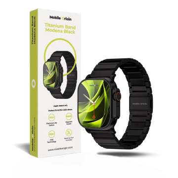 Mobile Origin Titanium Band Modena for Apple Watch Ultra 49mm Black Mobile Origin Titanium Band Modena for Apple Watch Ultra 49mm Black