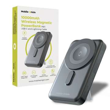 Mobile Origin Wireless 10000mAh PowerBank Black