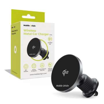 Mobile Origin Wireless Metal Car Charger CA14