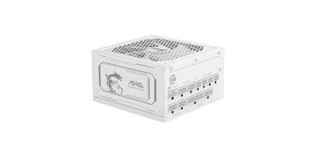Msi 1000W 80+ Gold MAG A1000GL PCIE5 White Msi 1000W 80+ Gold MAG A1000GL PCIE5 White